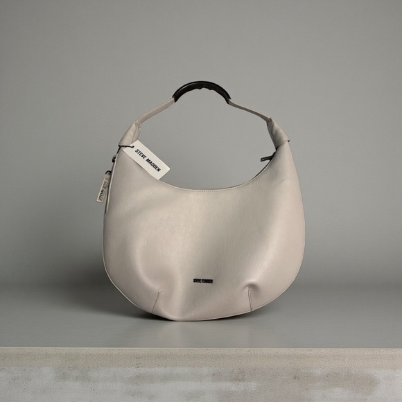 Steve Madden White Hobo Bag with Minimalist Design - Picture 3 of 9